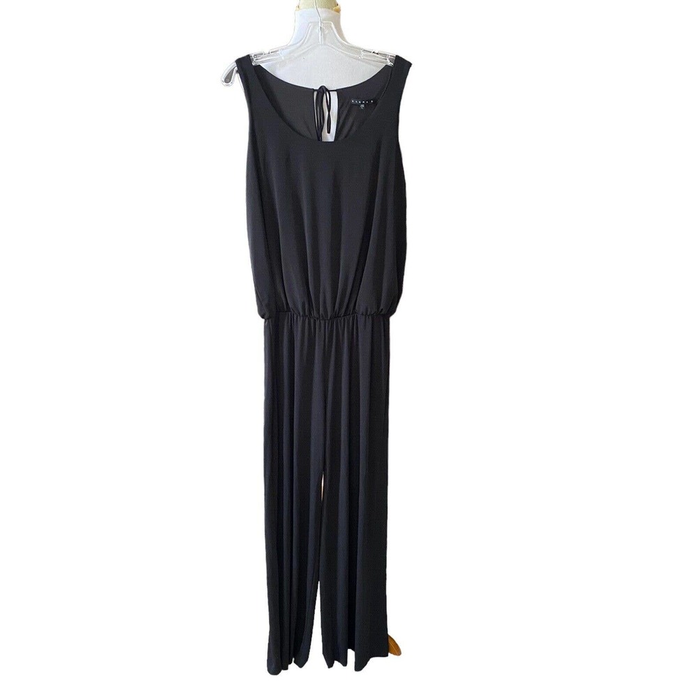 Tiana B. Women's Sleeveless Jumpsuit Black Size LARGE NEW NWT J212
